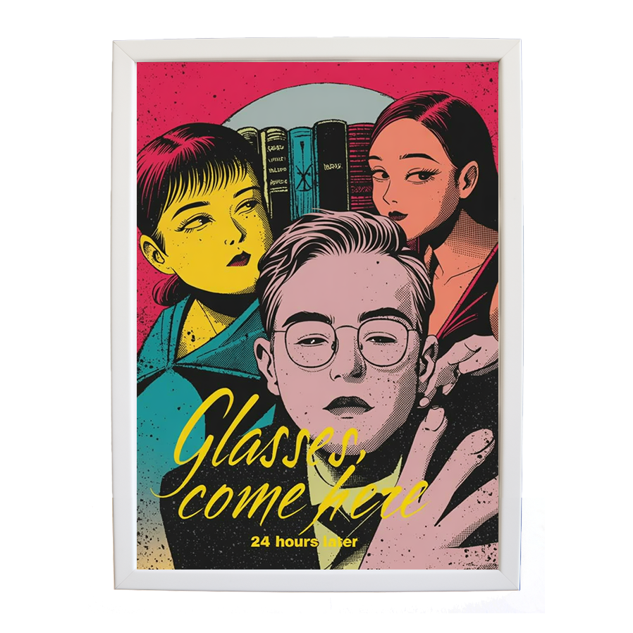 24 Hours Later – Music Culture Poster – wall art print – Glasses Come Here – neo-soul, R&B, soul, girl band – Music Stag