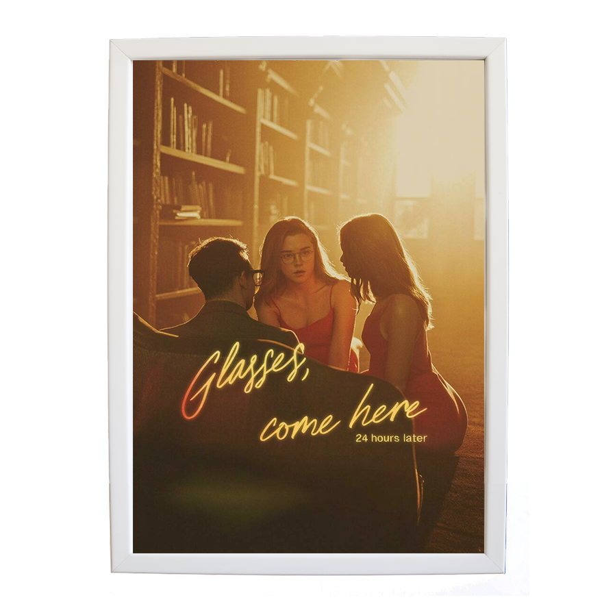 24 Hours Later – Vintage Music Poster – wall art print – Glasses Come Here – neo-soul, R&B, soul, girl band – Music Stag