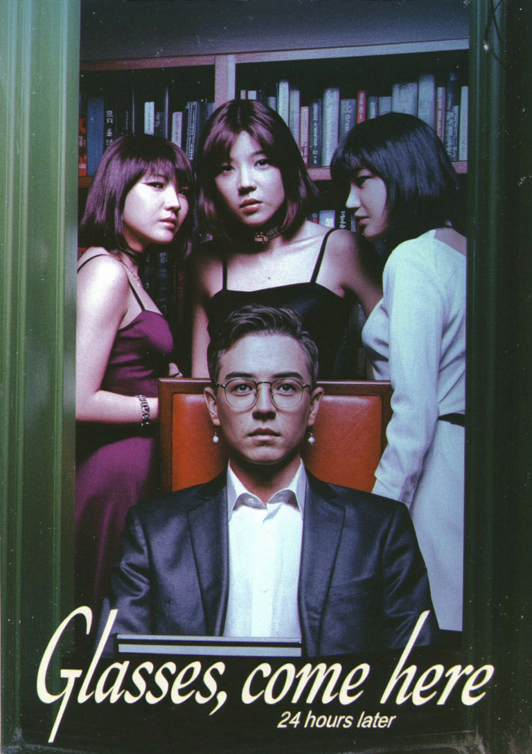 24 Hours Later – Minimalist Music Poster – wall art print – Glasses Come Here – neo-soul, R&B, soul, girl band – Music Stag