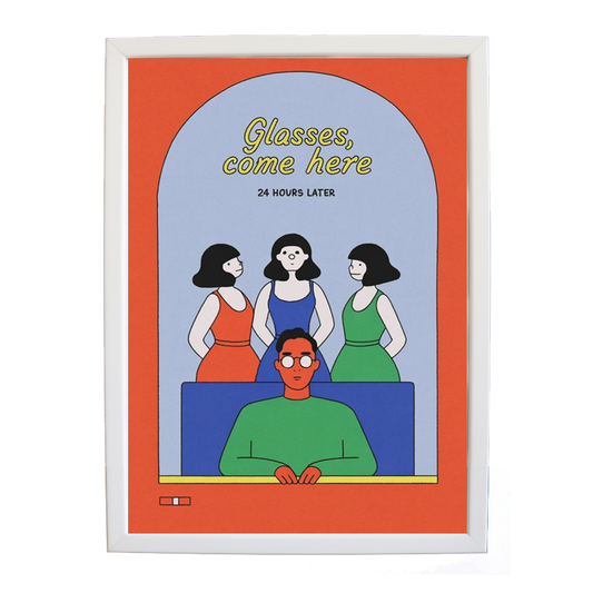 24 Hours Later – Music Artwork for Home – wall art print – Glasses Come Here – neo-soul, R&B, soul, girl band – Music Stag