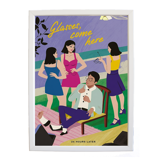 24 Hours Later – Music Art Poster – wall art print – Glasses Come Here – neo-soul, R&B, soul, girl band – Music Stag