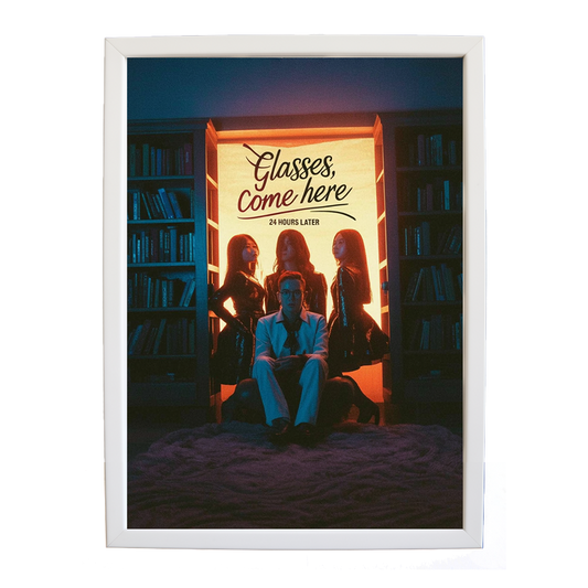 24 Hours Later – Creative Music Art Poster – wall art print – Glasses Come Here – neo-soul, R&B, soul, girl band – Music Stag