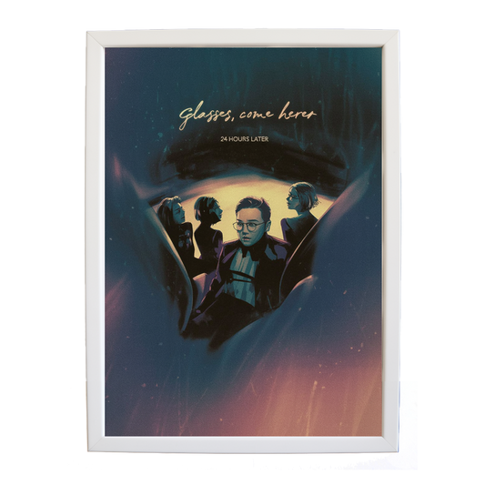 24 Hours Later – Lyric Wall Art Print – wall art print – Glasses Come Here – neo-soul, R&B, soul, girl band – Music Stag