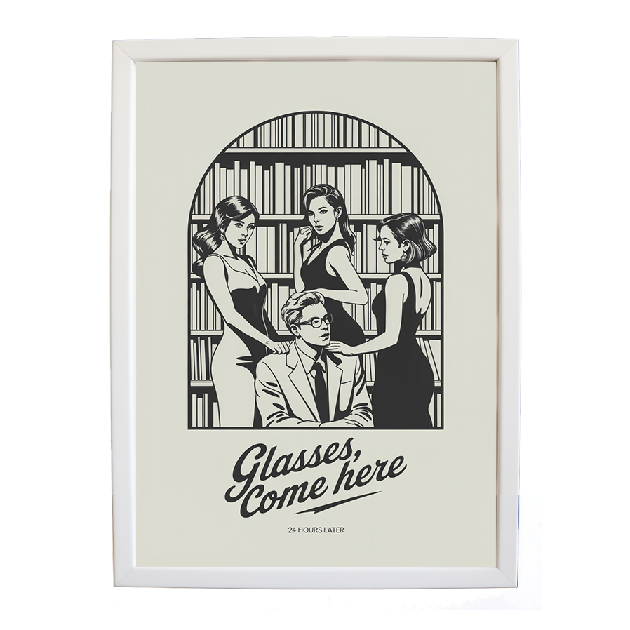 24 Hours Later – Music Album Poster – wall art print – Glasses Come Here – neo-soul, R&B, soul, girl band – Music Stag