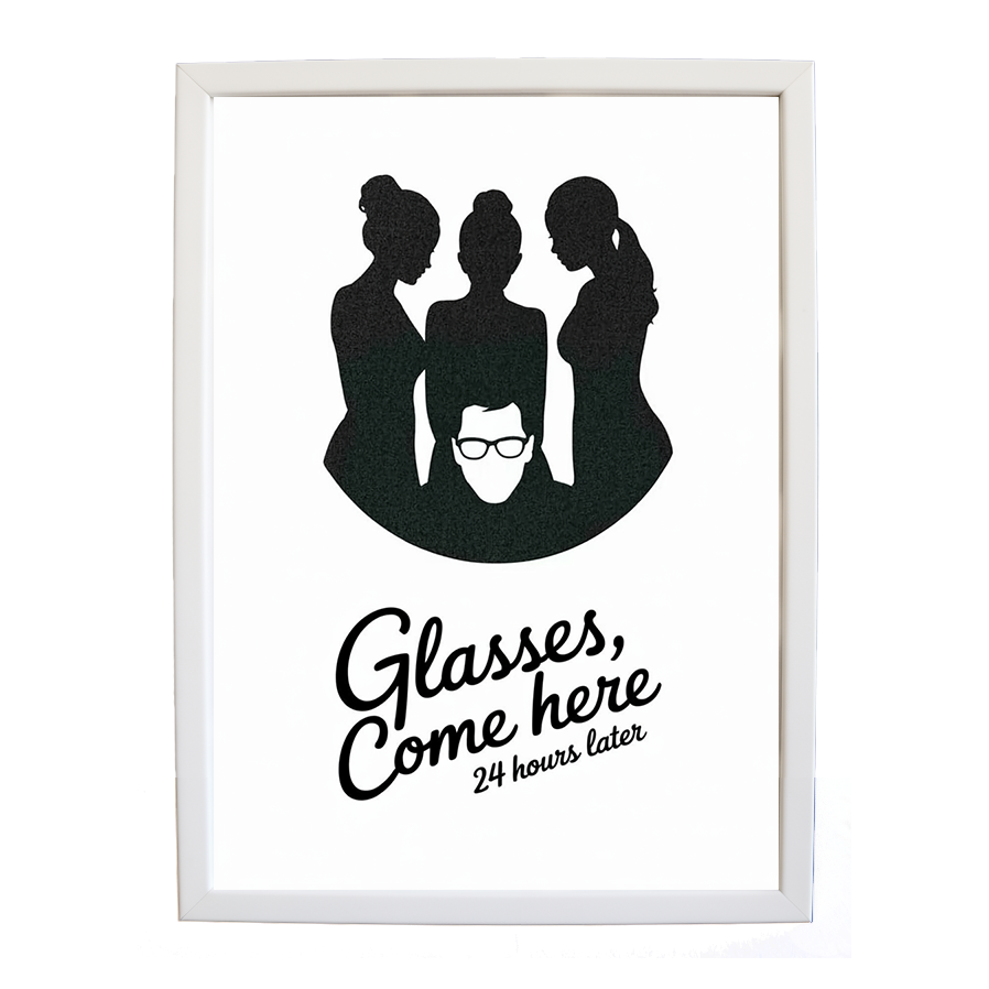 24 Hours Later – Music Decor Print – wall art print – Glasses Come Here – neo-soul, R&B, soul, girl band – Music Stag