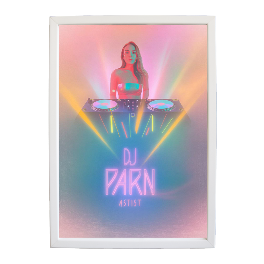 Abstract Studio Print Study wall art print by Music Stag ASTIST — DJ Parn #100