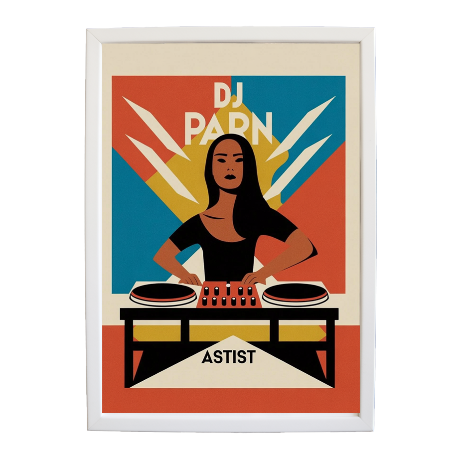 Prismatic Festival Art Poster wall art print by Music Stag ASTIST — DJ Parn #104