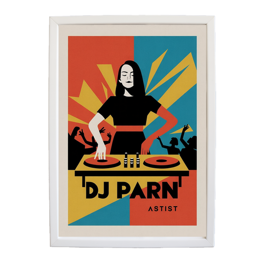 Minimalist Studio Print Composition wall art print by Music Stag ASTIST — DJ Parn #105