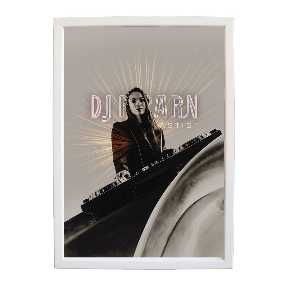 Sonic Nightscape Map wall art print by Music Stag ASTIST — DJ Parn #106