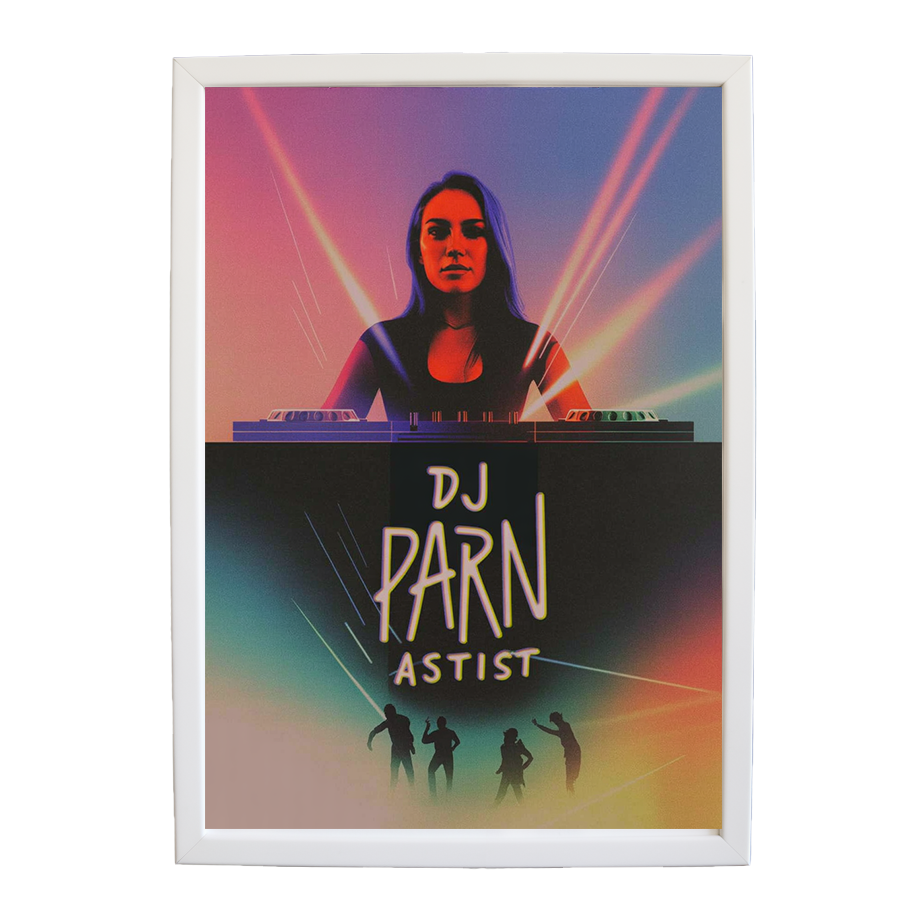 Vibrant Soundwave wall art print by Music Stag ASTIST — DJ Parn #108