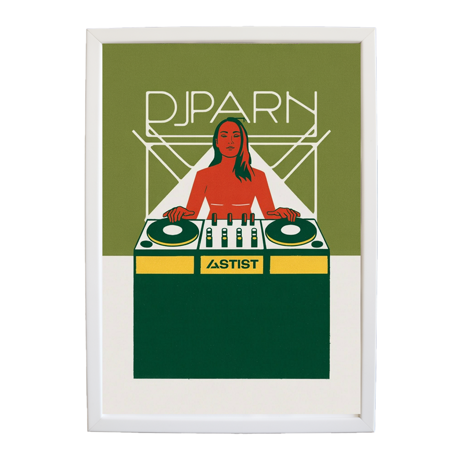 Contemporary Festival Art wall art print by Music Stag ASTIST — DJ Parn #113