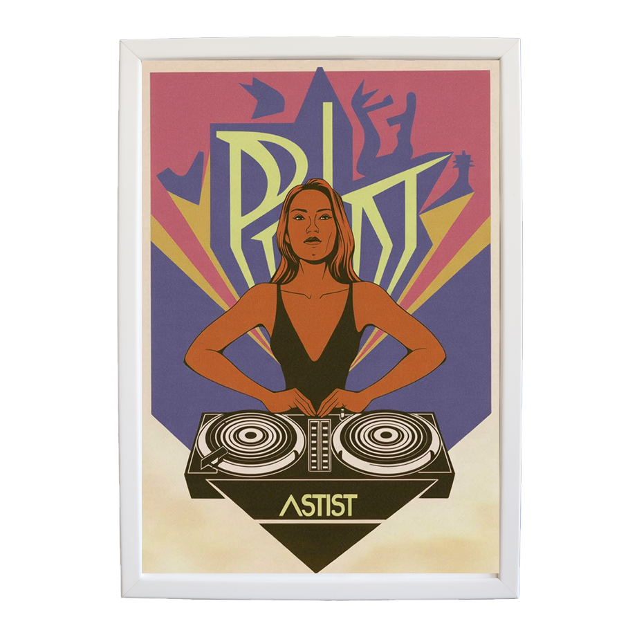 Analog Soundscape wall art print by Music Stag ASTIST — DJ Parn #117