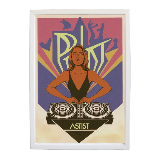 Analog Soundscape wall art print by Music Stag ASTIST — DJ Parn #117