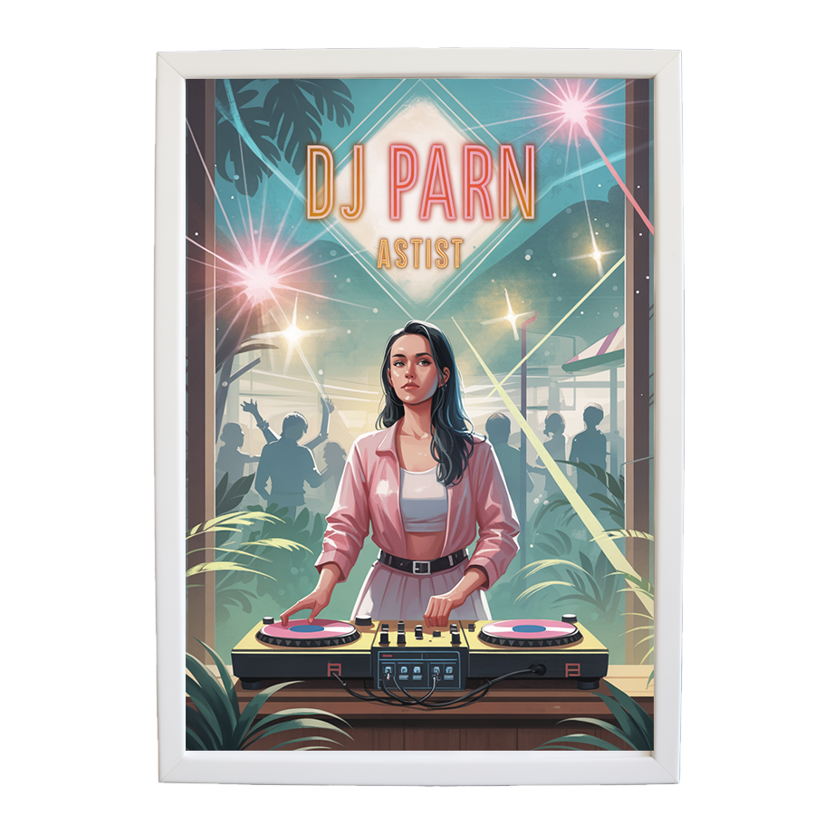 Fluid Music Artwork Composition wall art print by Music Stag ASTIST — DJ Parn #118