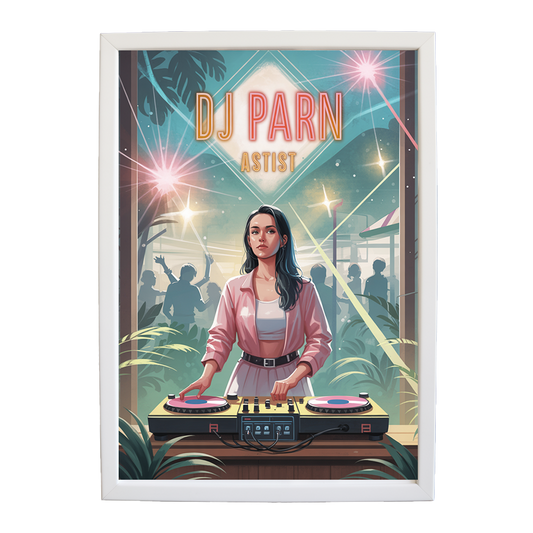 Fluid Music Artwork Composition wall art print by Music Stag ASTIST — DJ Parn #118