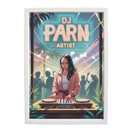 Luminous EDM Canvas wall art print by Music Stag ASTIST — DJ Parn #119