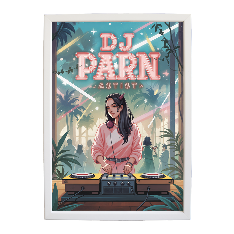 Minimalist Visual Rhythm wall art print by Music Stag ASTIST — DJ Parn #121
