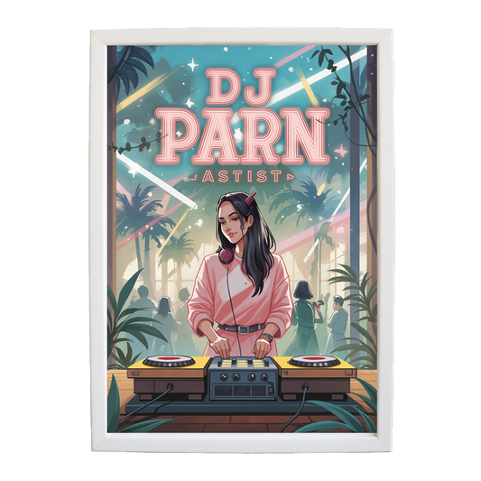 Minimalist Visual Rhythm wall art print by Music Stag ASTIST — DJ Parn #121