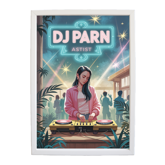 Minimalist Soundscape wall art print by Music Stag ASTIST — DJ Parn #122