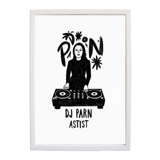 Abstract Soundscape wall art print by Music Stag ASTIST — DJ Parn #124