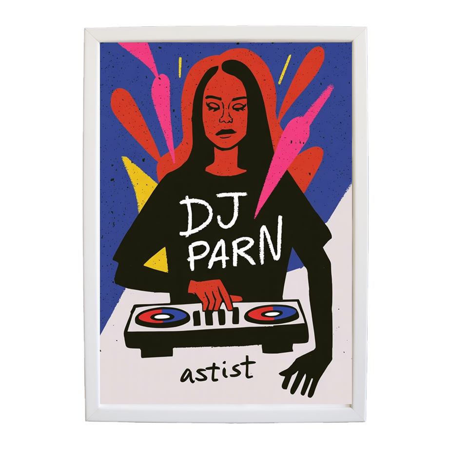 Prismatic Nightscape wall art print by Music Stag ASTIST — DJ Parn #128