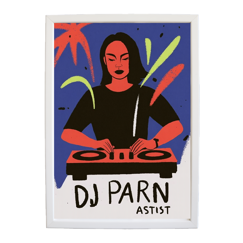 Geometric Sound Form wall art print by Music Stag ASTIST — DJ Parn #129