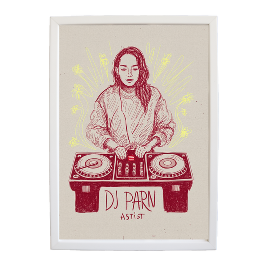 Contemporary DJ Poster wall art print by Music Stag ASTIST — DJ Parn #12
