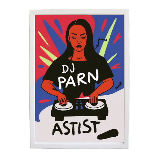 Expressive Visual Rhythm Poster wall art print by Music Stag ASTIST — DJ Parn #130