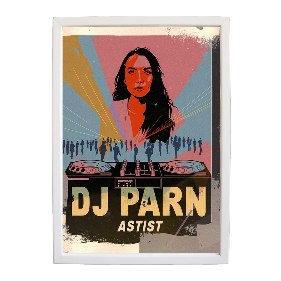 Fluid Sound Form wall art print by Music Stag ASTIST — DJ Parn #138