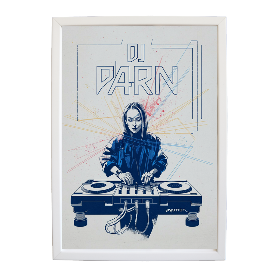 Rhythmic Echo Study Study wall art print by Music Stag ASTIST — DJ Parn #141