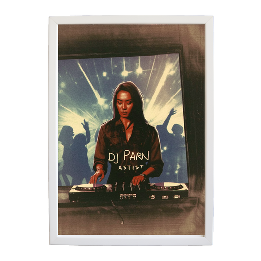 Expressive Bassline Sketch wall art print by Music Stag ASTIST — DJ Parn #147