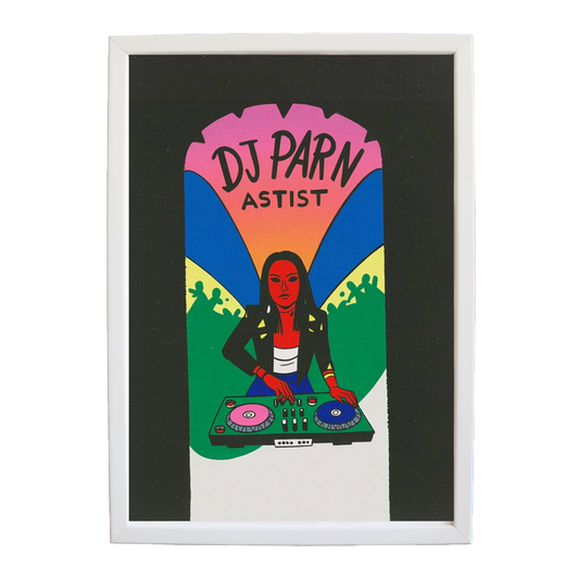 Electric Composition wall art print by Music Stag ASTIST — DJ Parn #1