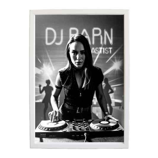 Neon Echo Study wall art print by Music Stag ASTIST — DJ Parn #24