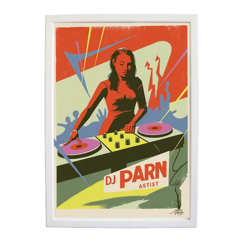 Geometric Composition wall art print by Music Stag ASTIST — DJ Parn #2