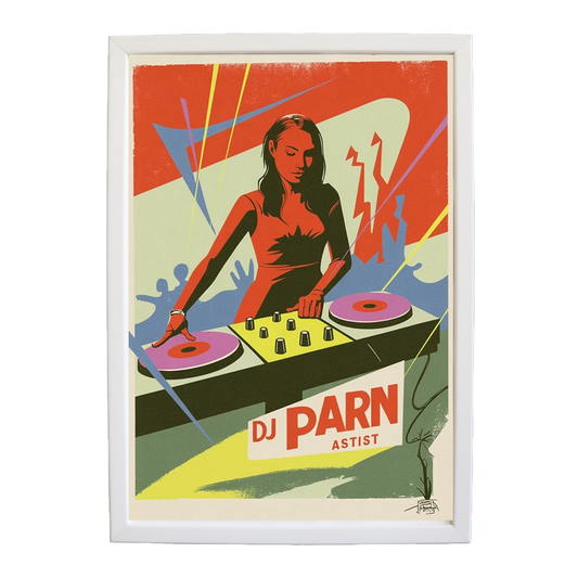 Geometric Composition wall art print by Music Stag ASTIST — DJ Parn #2