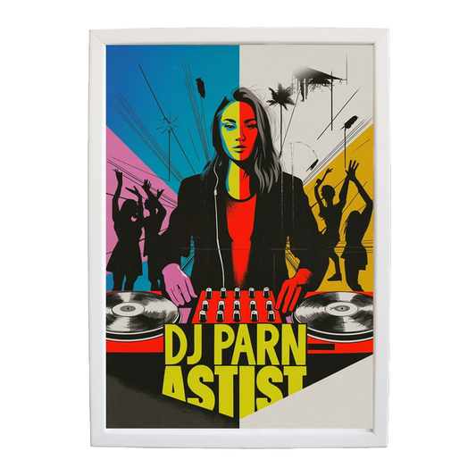Fluid DJ Poster Study wall art print by Music Stag ASTIST — DJ Parn #30