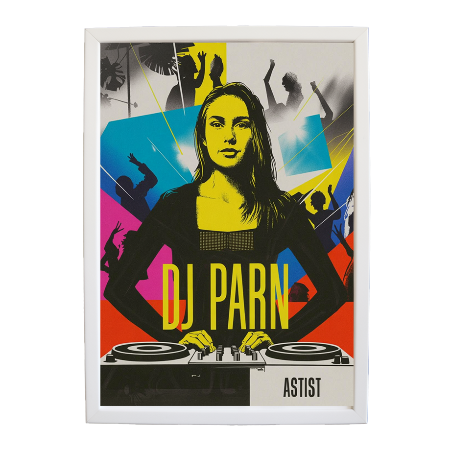 Contemporary Studio Print Study wall art print by Music Stag ASTIST — DJ Parn #31