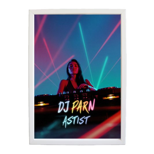 Expressive Bassline Sketch wall art print by Music Stag ASTIST — DJ Parn #39