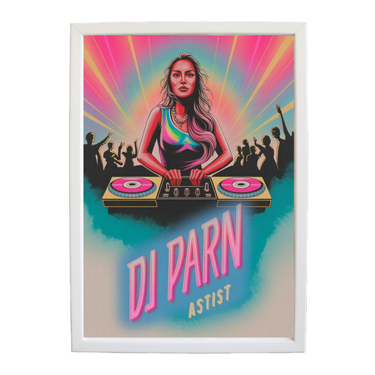 Minimalist Sound Form wall art print by Music Stag ASTIST — DJ Parn #41