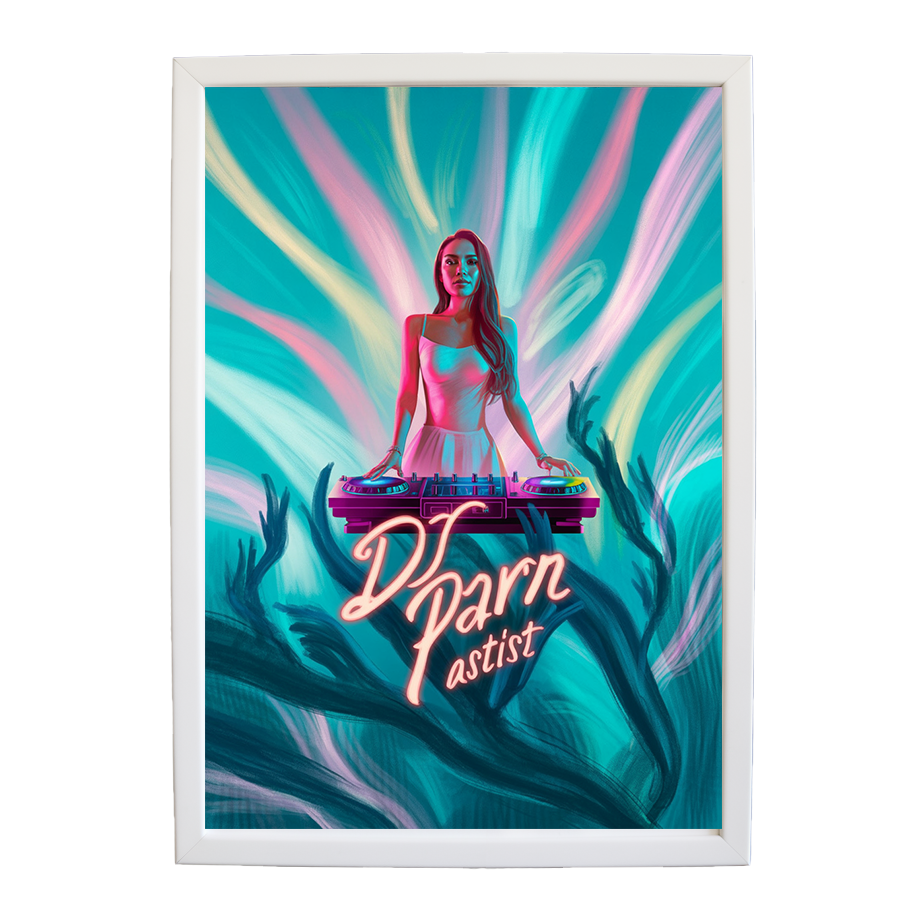 Expressive Melody Map wall art print by Music Stag ASTIST — DJ Parn #44