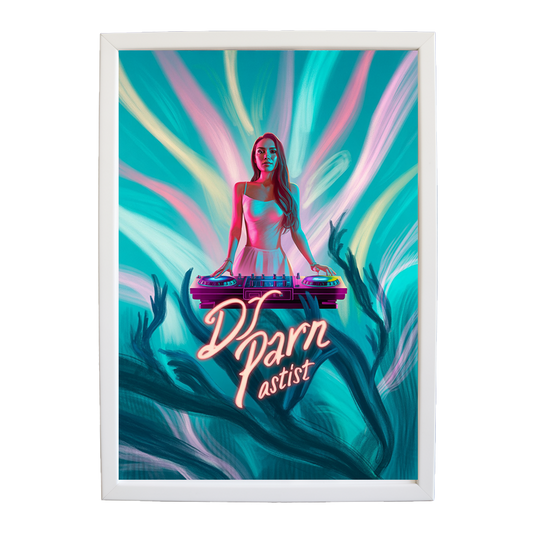 Expressive Melody Map wall art print by Music Stag ASTIST — DJ Parn #44