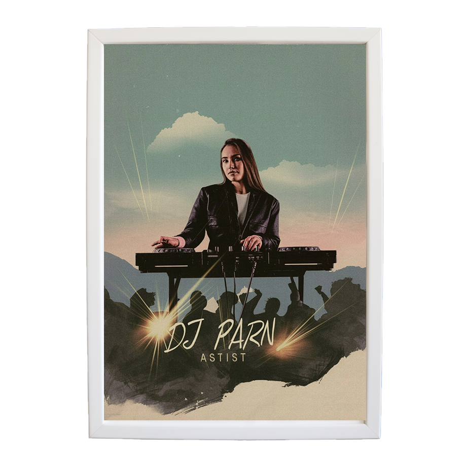 Abstract Modern Design wall art print by Music Stag ASTIST — DJ Parn #4