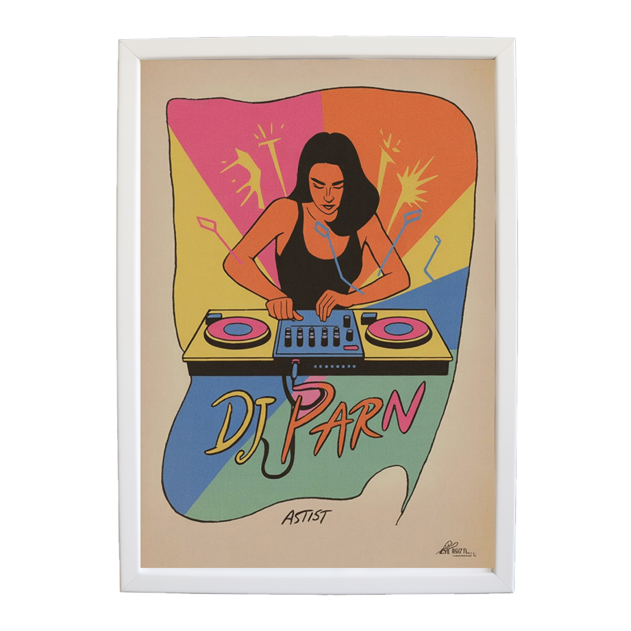 Sonic Tempo Study Map wall art print by Music Stag ASTIST — DJ Parn #54