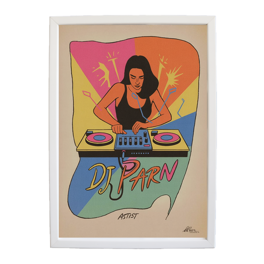 Sonic Tempo Study Map wall art print by Music Stag ASTIST — DJ Parn #54