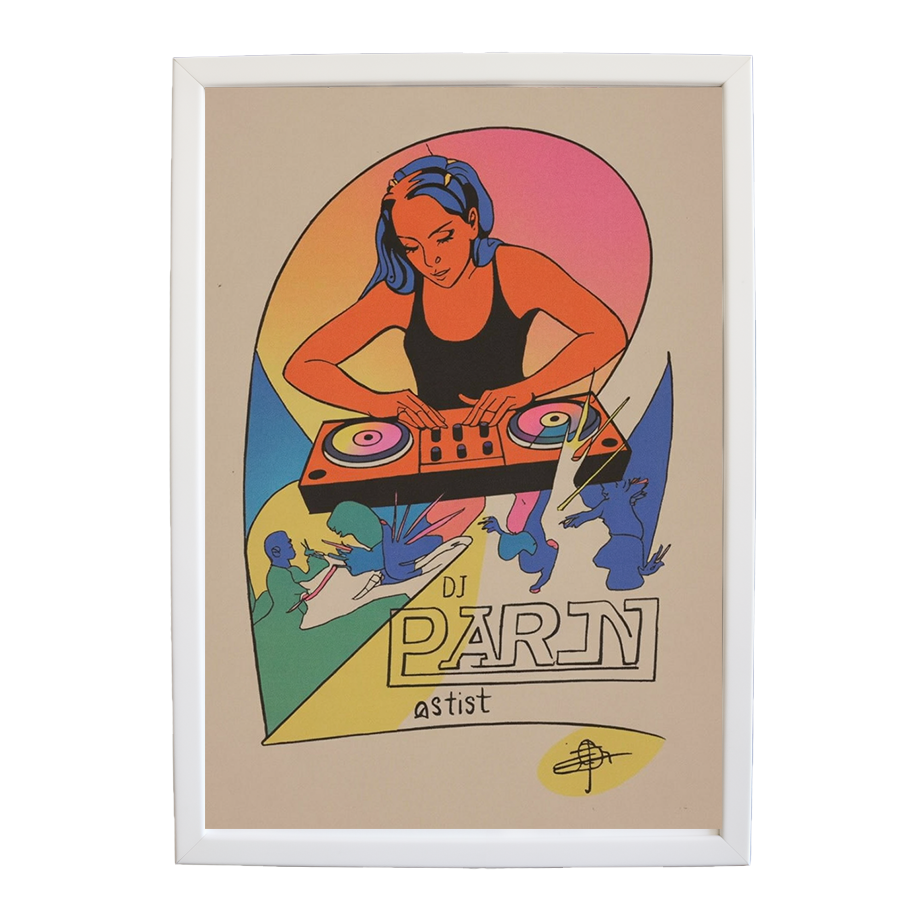 Analog Music Artwork wall art print by Music Stag ASTIST — DJ Parn #55