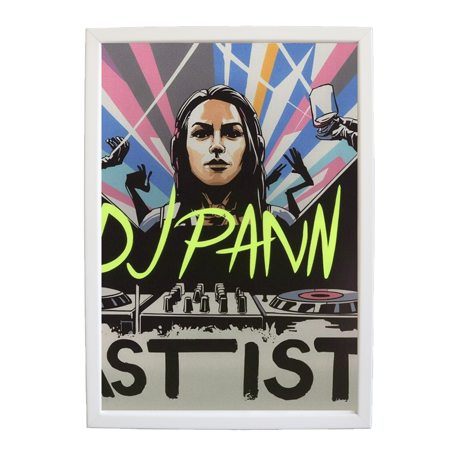 Vibrant Tempo Study wall art print by Music Stag ASTIST — DJ Parn #59