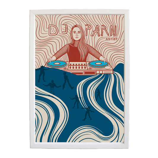 Expressive Studio Print Sketch wall art print by Music Stag ASTIST — DJ Parn #5