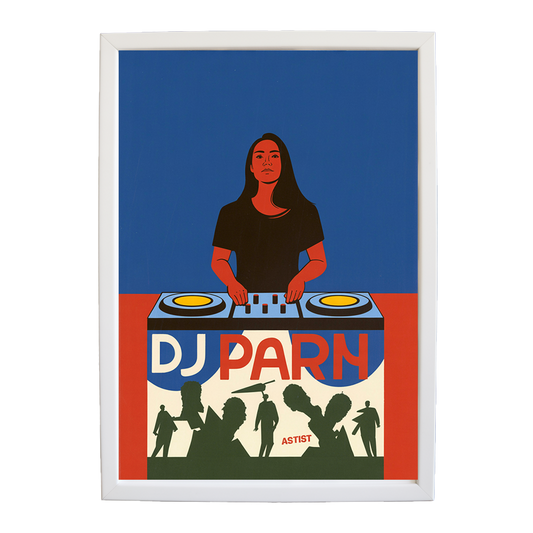 Pulse Tempo Study Sketch wall art print by Music Stag ASTIST — DJ Parn #68