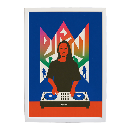Prismatic Studio Print wall art print by Music Stag ASTIST — DJ Parn #69