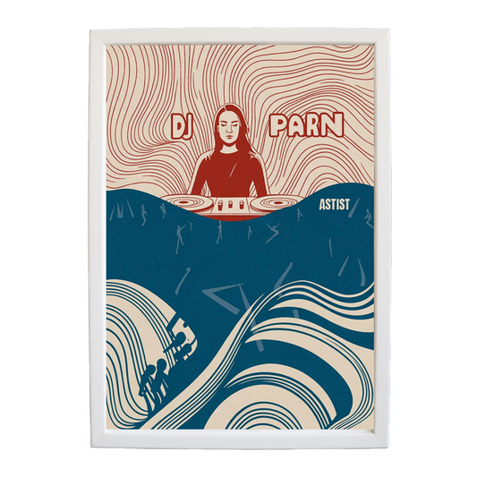 Nocturnal Composition wall art print by Music Stag ASTIST — DJ Parn #6